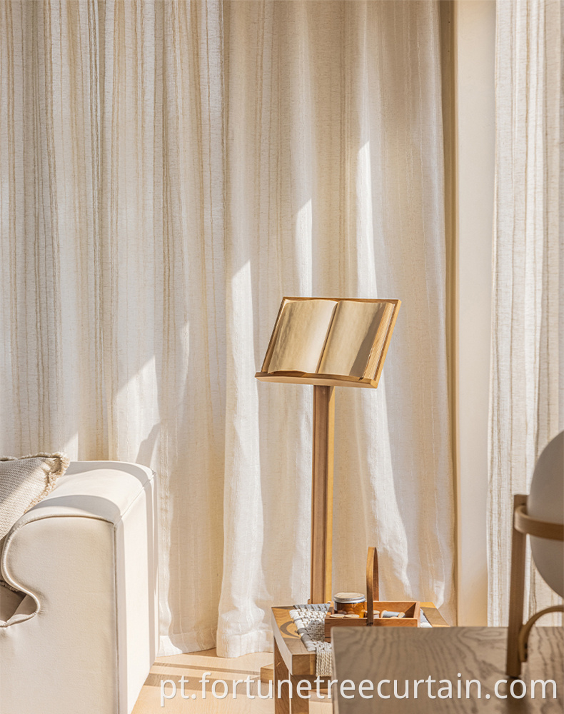 Cotton Linen Eco-friendly Curtain Sheer